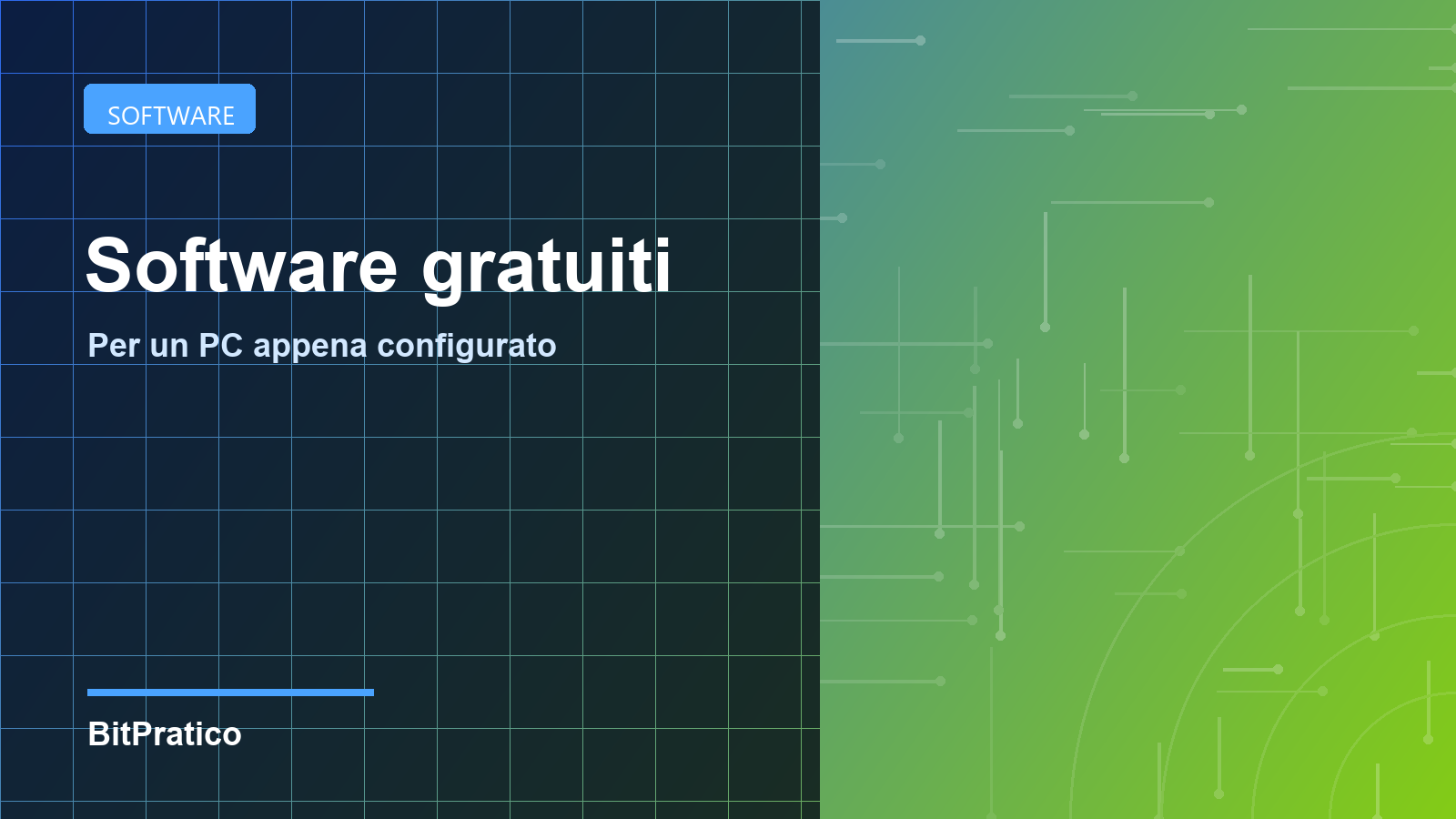 Software gratuiti utili per configurare un PC